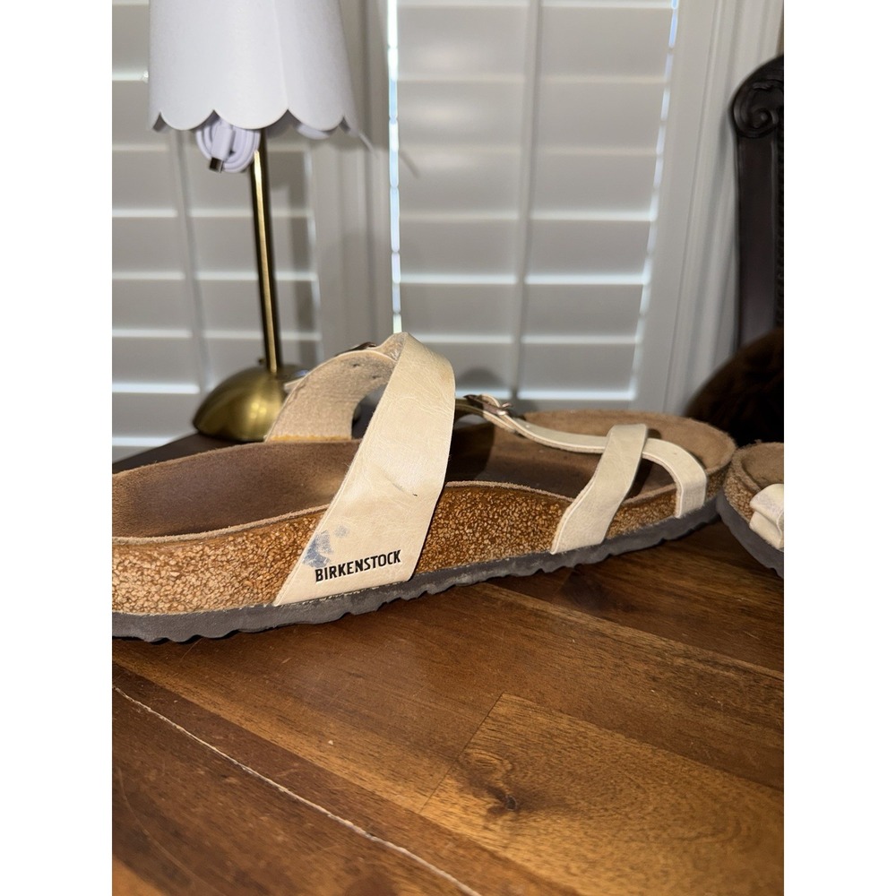 Birkenstock Mayari Pearl Sandals Buckle Strap Leather Women's Size EU 40 US 9 - Picture 8 of 10